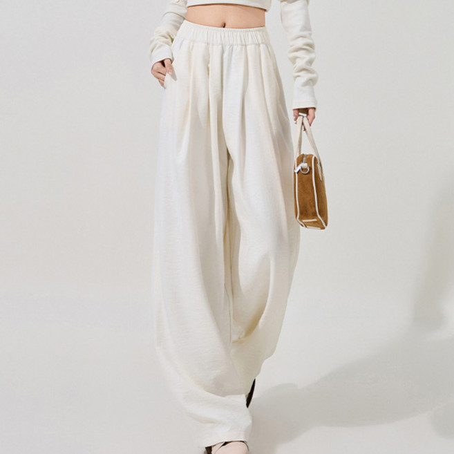 루나걸 여성용 네타아비 밴딩 와이드 트레이닝 팬츠 L26SMP030620