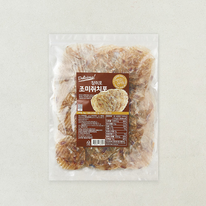 해맑은푸드 조미쥐치포 참쥐포, 1개, 1kg(중)