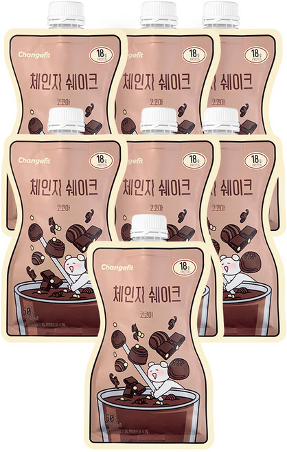 Changefit 孅姿奶昔 可可風味, 50g, 7包