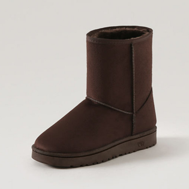 CHAAKAN SHOES 女款學院風毛絨內裡中筒雪靴 WTSDR4d251