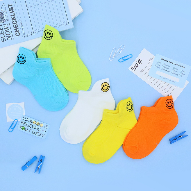비단길 엔스마일 커즈 양말 5종 세트