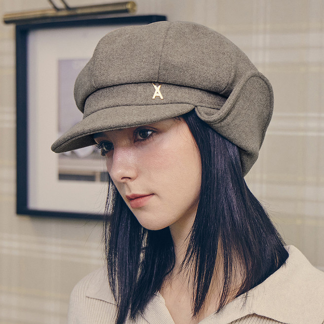 바잘 여성용 VA 스터드 플라이 뉴스보이캡