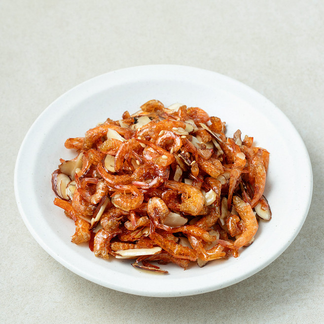 우리가족튼튼 아몬드 새우 볶음 만들기 세트 140g, 70g, 1세트