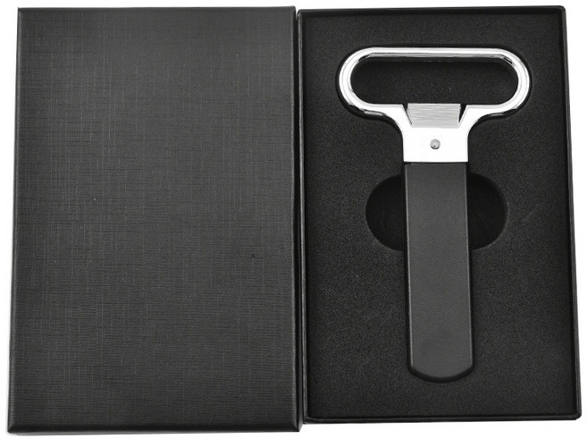 아소 프로 올드빈 와인 코르크 오프너 + 기본케이스, 블랙커버, 1세트