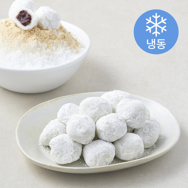 카페프룻 지리산 팥앙금 빙수 찹쌀떡 (냉동), 21g, 1개, 30개입