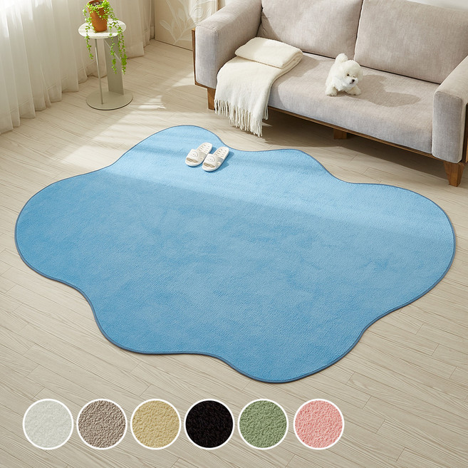 블레딕홈 에스파 사계절 워셔블 비정형 러그