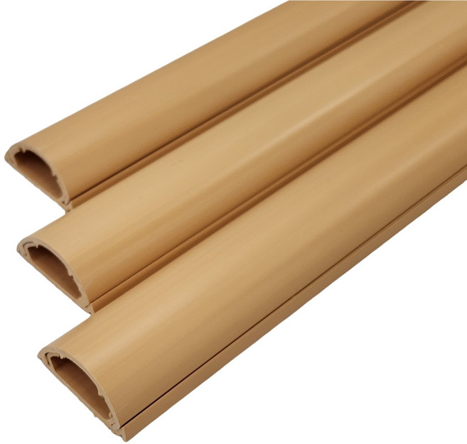 리빙포올 고강도 전선몰딩 3호, 우드색, 6개