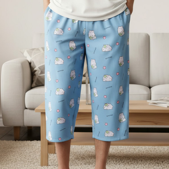 비에프엘 OUTDOOR 남성용 인조인견 파자마 칠부 바지