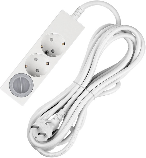 스윗홈 - 일반 접지 멀티탭 3구+안전커버 1p, 7m, 혼합색상, 1개