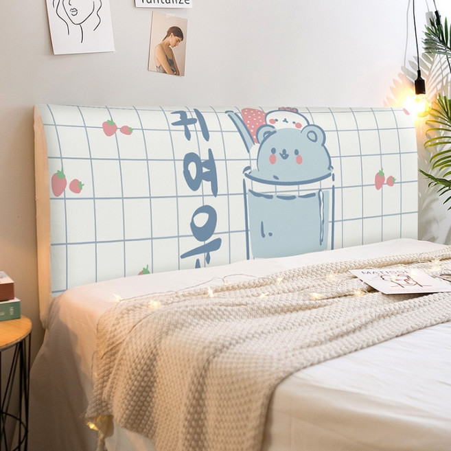 스트레치 노르딕 침대헤드 커버 Z08, 타입2