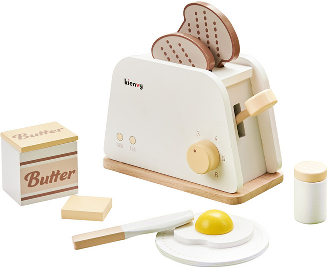키엔비 모더닉 토스트기 소꿉놀이 세트, 혼합색상, 1개