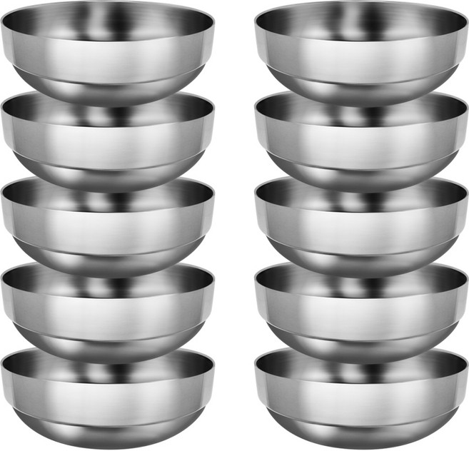 이딜리 이중 스텐 냉면기 21 x 7.5 cm, 10개