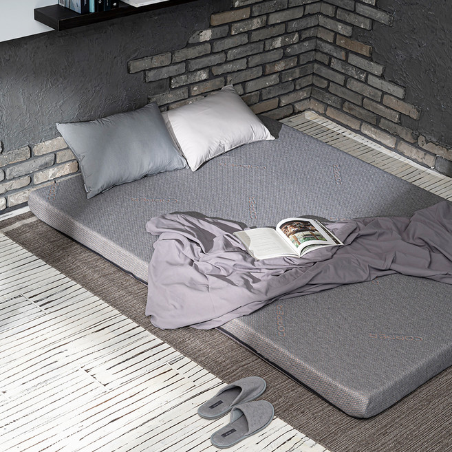 GranRest 記憶棉床墊, 灰色, 10cm