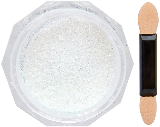 메이브라운 네일글리터 오로라네일 파우더 + 팁, 1개, 아이스라임(M10221)