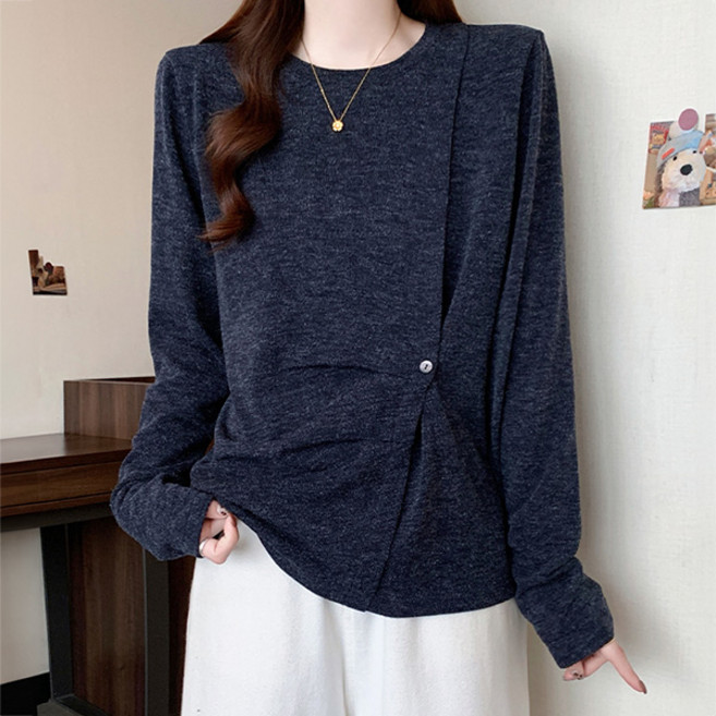 어썸풀 여성용 나르비오 랩 긴팔 티셔츠 A25WT092622