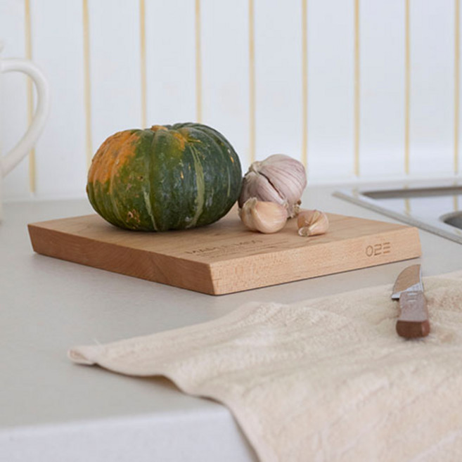 에라토 공이삼 원목 캠핑 나무 도마 메이플 S, 1개