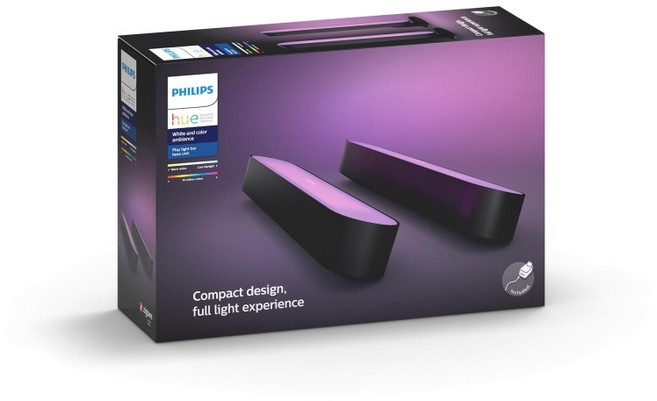 필립스 휴 플레이 라이트바 더블팩, 혼합색상, 1세트