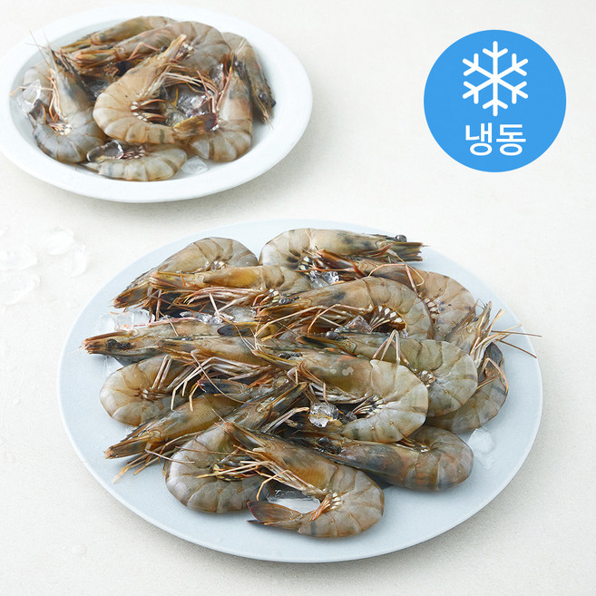 The더착한 블랙타이거새우 (냉동), 2개, 1kg(15미)