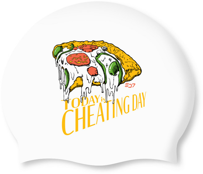 SD7 치팅데이 실리콘 수모, 화이트, 1개