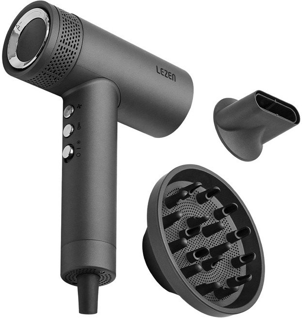르젠 이지블로우 BLDC 헤어 드라이어 1600W, LZDR-TG01, 그레이