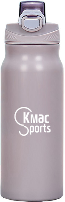 KKOMKKOMI Ggomkkomi Kkomaek Sports 2 Venti 不鏽鋼大容量保溫保冷隨行杯, 紫灰色, 650ml