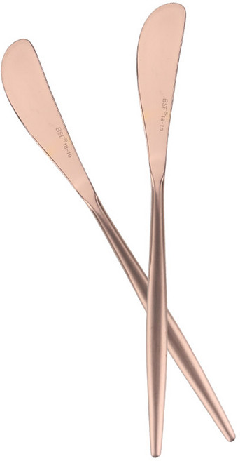 국산 로얄 디아망 커트러리 버터나이프, 로즈골드, 2개