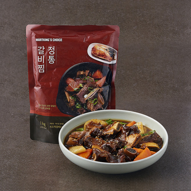 마트킹스초이스 정통갈비찜, 1kg, 1개