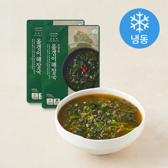 보양옥 올갱이 해장국 (냉동), 600g, 2개