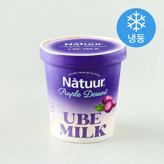 나뚜루 우베밀크 파인트 컵 아이스크림 (냉동), 1개, 1개입, 430ml