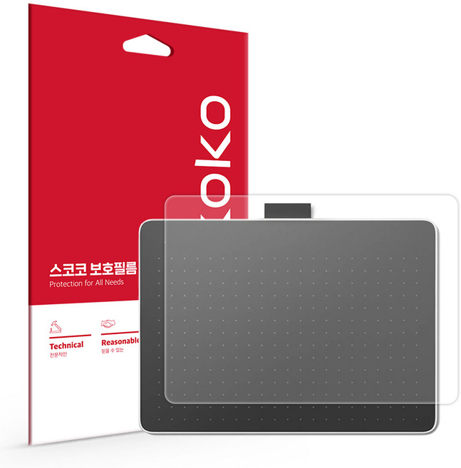 스코코 하이브리드 액정보호필름 세트, 1세트