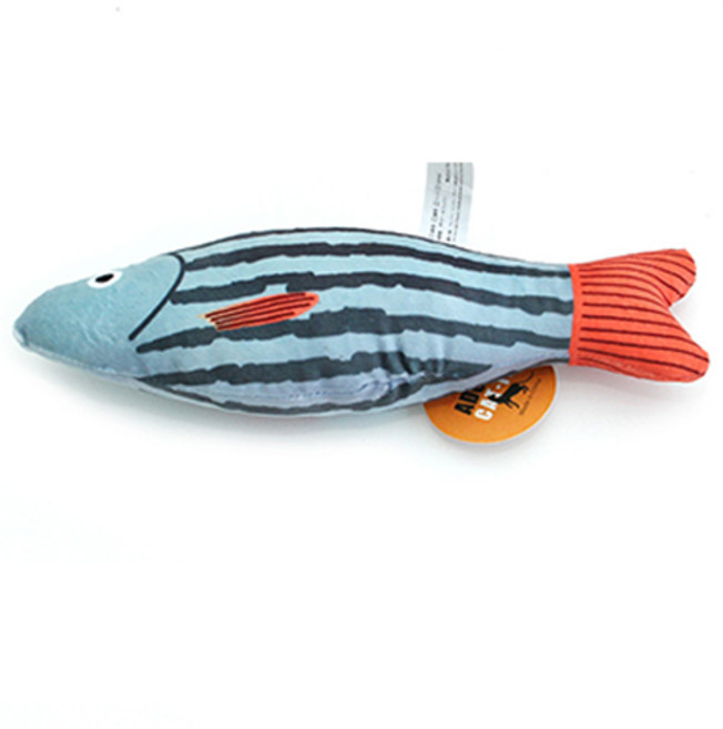 부투펫 고양이 캣닢 만땅붕붕 물고기 쿠션 장난감 열대어04, 혼합색상, 1개
