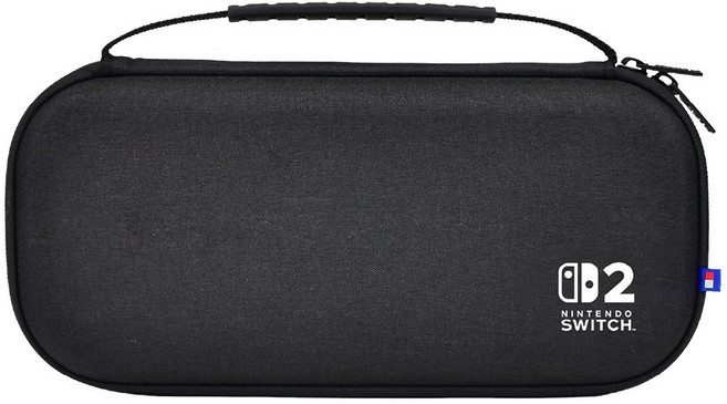 HORI EVA 輕薄硬殼主機保護包 Plus款 Nintendo SwitchTM 2適用, 1個, 黑色, NSX-018
