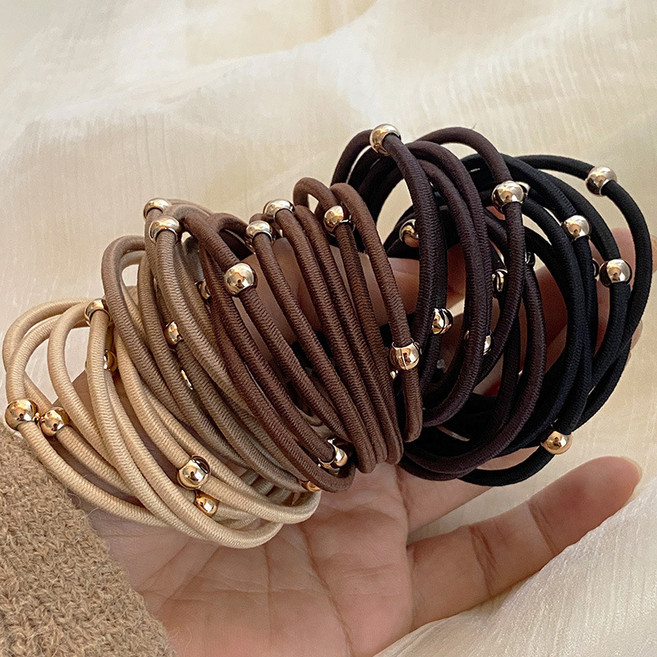 걸핀스 동글 심플 포인트 머리끈 30p 세트 1551