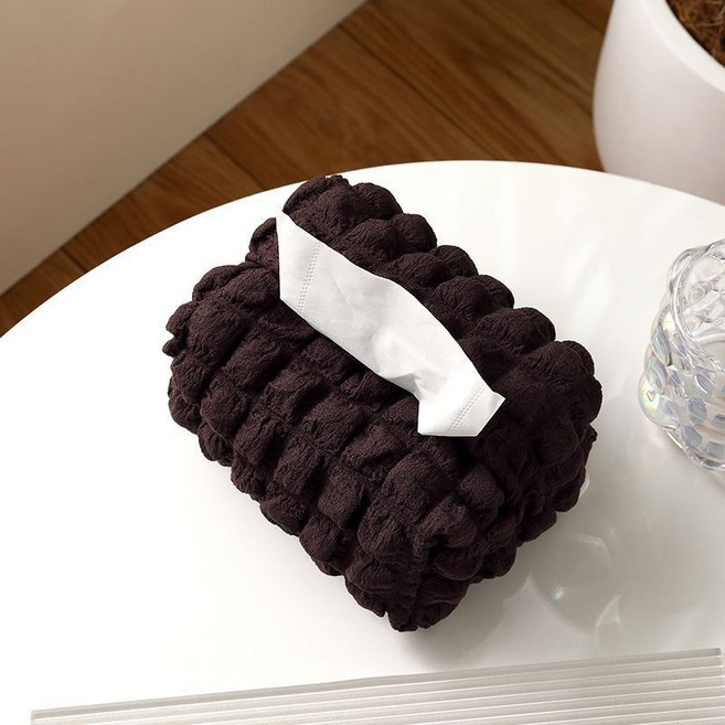 미소로운 예쁜 각티슈 케이스, 다크브라운