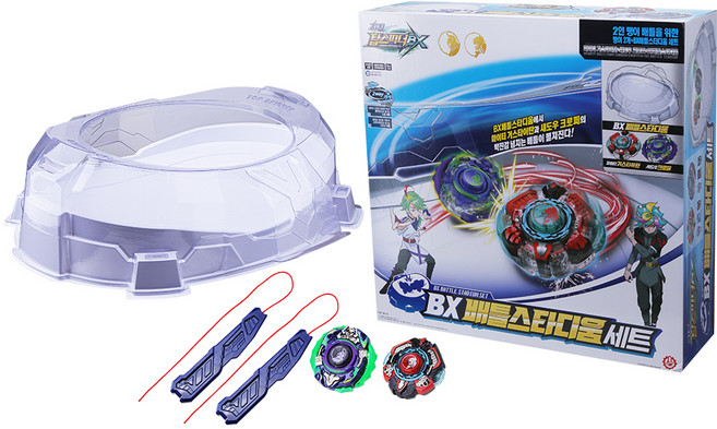 초이락 차징 탑스피너 BX 배틀스타디움 세트, 혼합색상, 1개