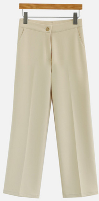 패션풀 여성용 made 메르 쫀쫀 밴딩 와이드 슬랙스 27674