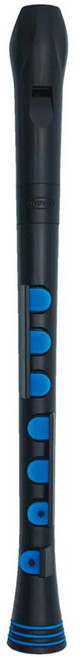 NUVO Recorder+ 直笛 N320RDBBL-G 黑+藍, 黑色 + 藍色, 1個