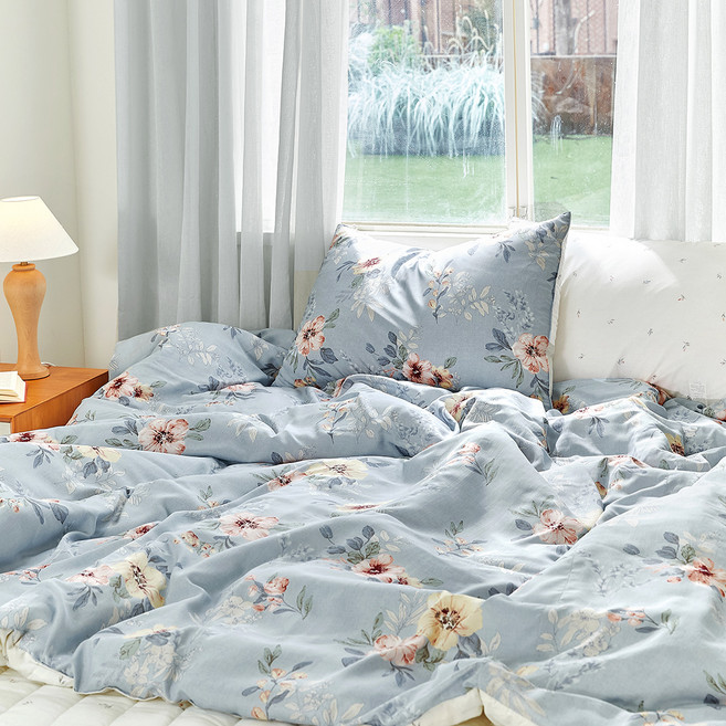 파르페by알레르망 국내 제조 허쉬 모달 워싱 무봉제 차렵이불패드세트