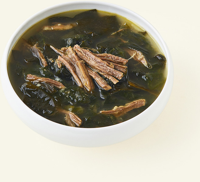 정미경키친 한우양지 소고기 미역국, 650g, 1개