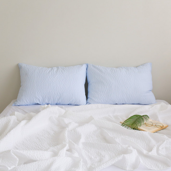 포홈 젤라또 듀라론 냉감서커 베개커버