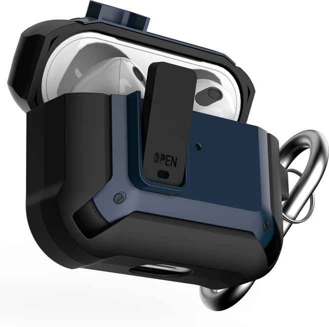 누아트 프레임 락 범퍼 이어폰 케이스, 에어팟 3세대, 네이비, 1개