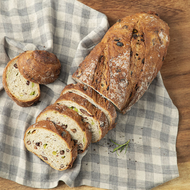 브로드카세 발효종 에브리데이 건강 콩 깜바뉴, 640g, 1개, 1개입