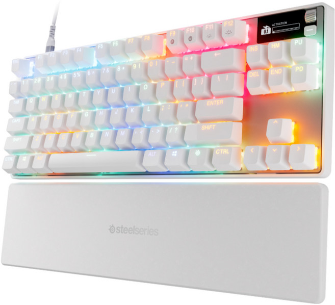 steelseries 賽睿 有線英文電競鍵盤, Apex Pro TKL Gen 3, 白色