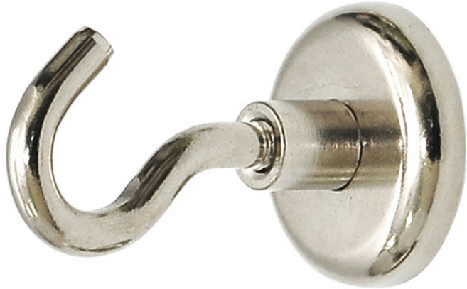 TRENY 超強磁掛勾 25mm, 1個, 銀色