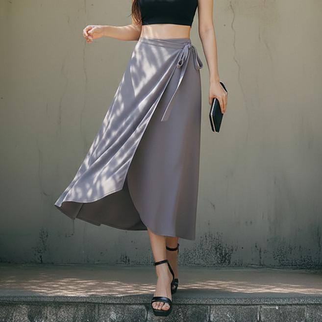 페이퍼먼츠 클라르 소프트 랩 스커트 14049