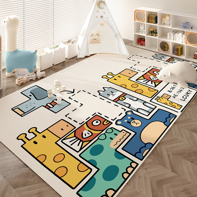 데이소이 요런개 반려동물 방수 미끄럼방지 매트, 9 쌓기 게임, 1개