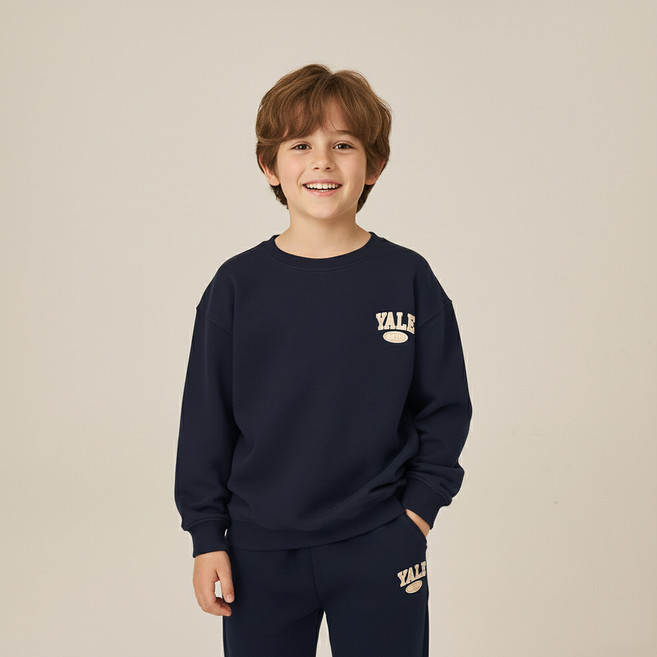 예일키즈 아동용 스몰 아치 로고 맨투맨 YJCRMTZ53800