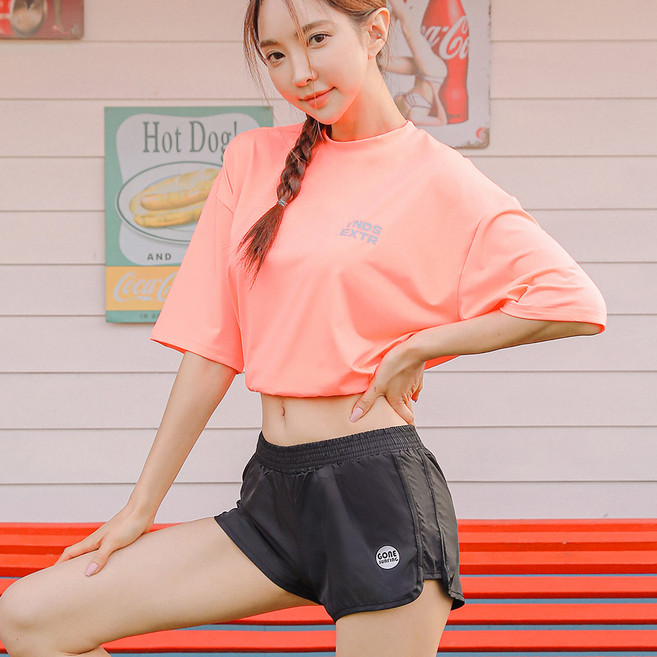 벤디스 여성용 토레비타 래쉬가드 상하의 세트 CS035