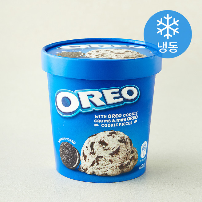 오레오 파인트 아이스크림 (냉동), 1개, 1개입, 460ml