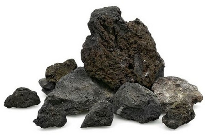 SUAQUA 魚缸裝飾用火山石 2kg, 1個